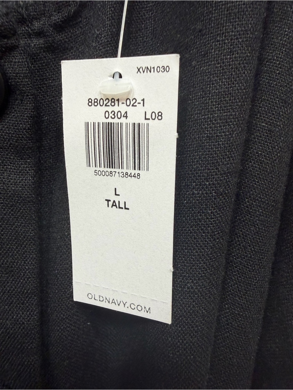 Old Navy Black Button-Front Wide-Leg Jumpsuit - Picture 14 of 14